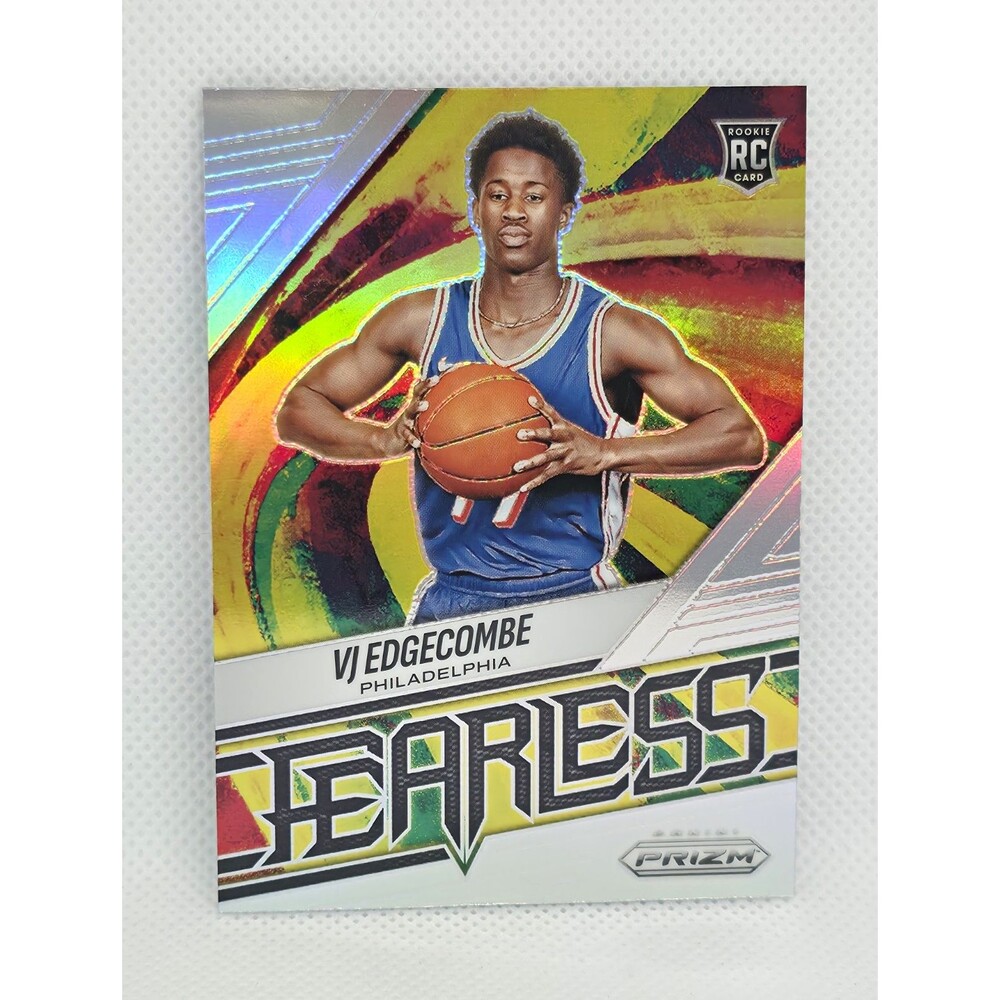 2025-26 Panini Prizm Fearless #8 VJ Edgecombe (RC) Silver Prizm